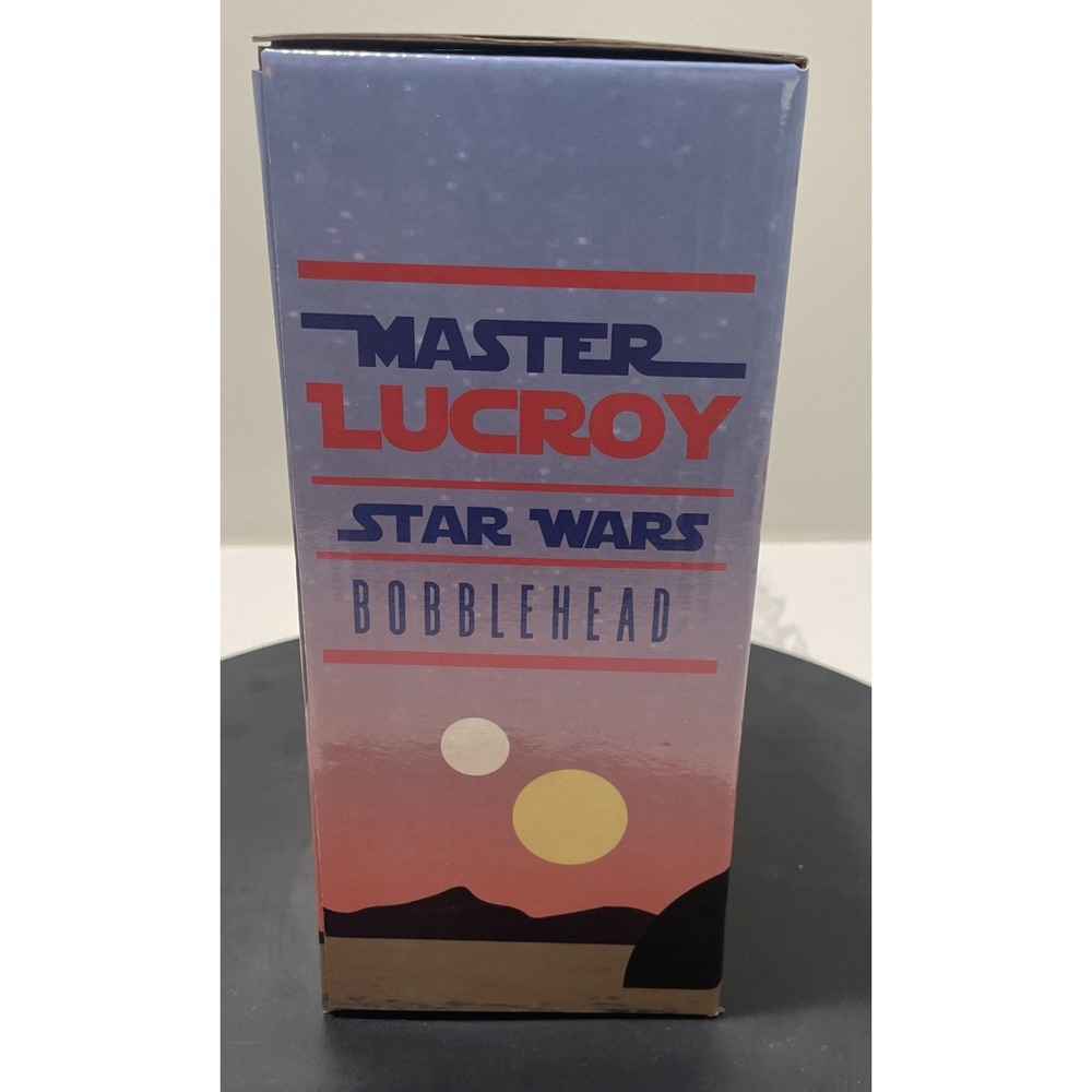 2017 Texas Rangers Jonathan Lucroy Star Wars Bobblehead SGA Master Jedi NIB - Picture 2 of 5
